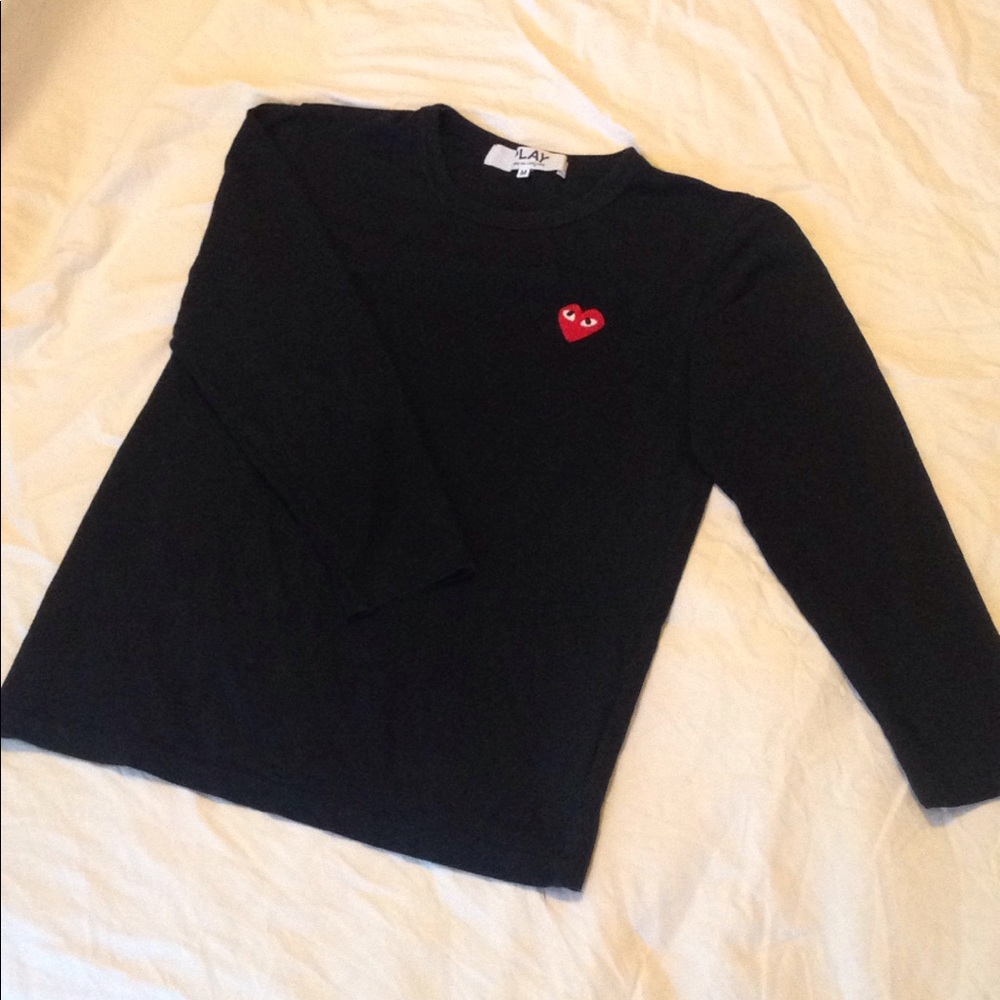 black play by comme des garçons top